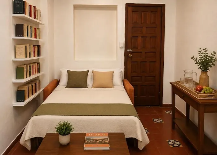Acogedora Recamara En Casa Mexicanissima Mexico